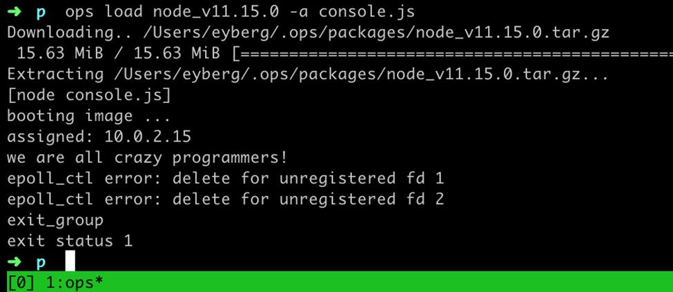Running Unikernels from Existing Linux Applications with OPS 3