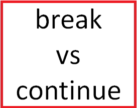 Difference Between Break And Continue In C The Crazy Programmer